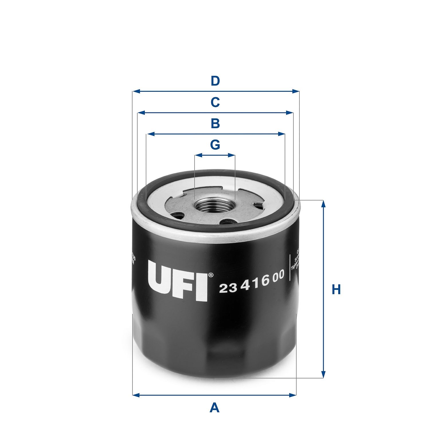 UFI Hydraulic Filter, steering system Article number: 80.040.00 cheaply