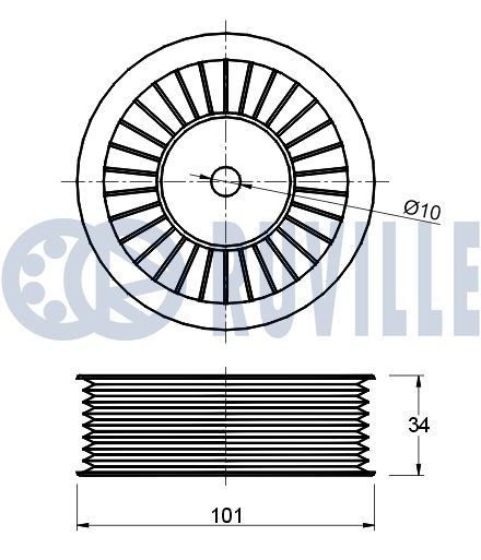 RUVILLE Timing chain kit Article number: 3450038S cheaply