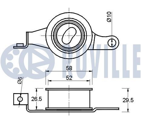 RUVILLE Timing chain kit Article number: 3452023S cheaply