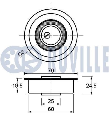 RUVILLE Timing chain kit Article number: 3453030S cheaply