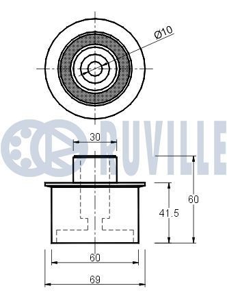 RUVILLE Timing chain kit Article number: 3454029S cheaply