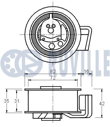 RUVILLE Timing chain kit Article number: 3458009S cheaply