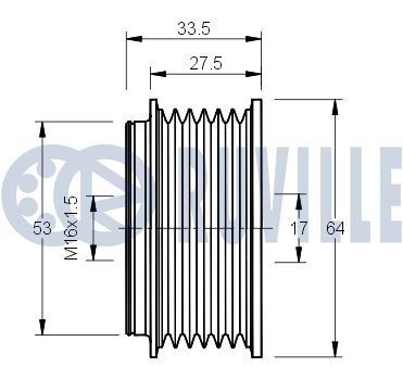 RUVILLE Timing chain kit Article number: 3459027S cheaply