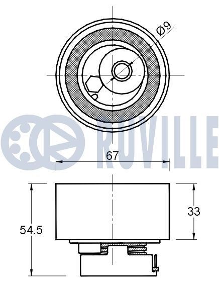 RUVILLE Timing chain kit Article number: 3486006S cheaply