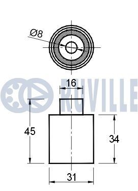 RUVILLE Timing chain kit Article number: 3487001S cheaply