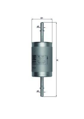 KNECHT Hydraulisk filtersett, automatgir artikkelnummer: HX 87D billig