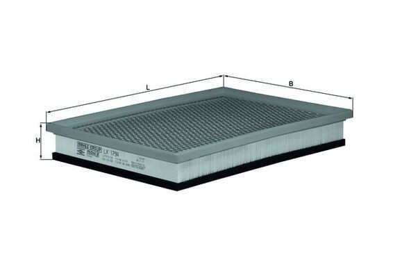 MAHLE ORIGINAL Air filter Article number: LX 1794 cheaply