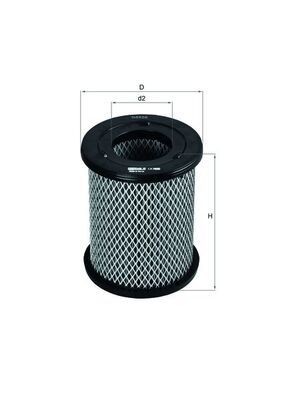 MAHLE ORIGINAL Luftfilter artikkelnummer: LX 2000 billig
