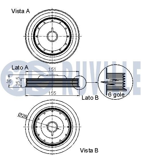 RUVILLE Timing chain kit Article number: 3451007S cheaply