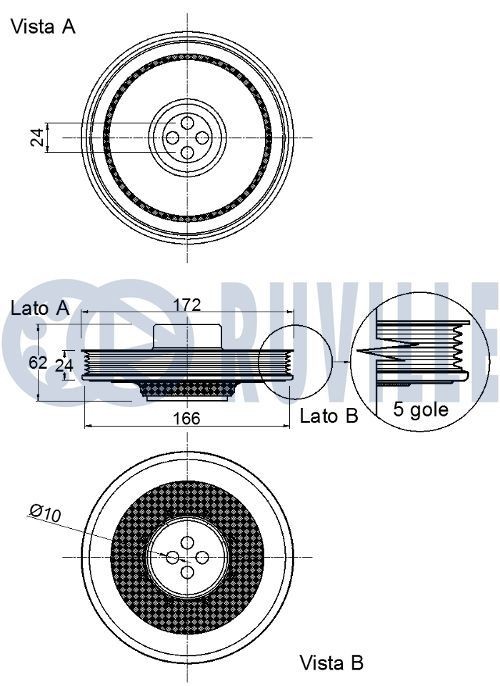 RUVILLE Kit de chaîne de distribution UGS: 3451060S à peu de frais