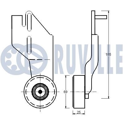 RUVILLE Timing chain kit Article number: 3453006S cheaply