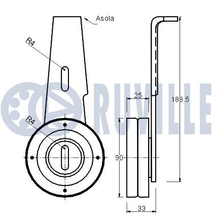 RUVILLE Timing chain kit Article number: 3453007S cheaply