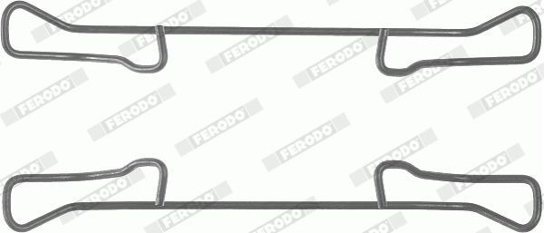 FERODO Set accesorii, placute frana număr articol: FBA519 ieftin