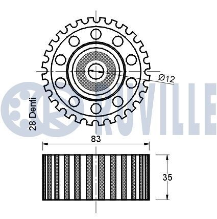 RUVILLE Rubber Buffer, suspension Article number: 835206 cheaply