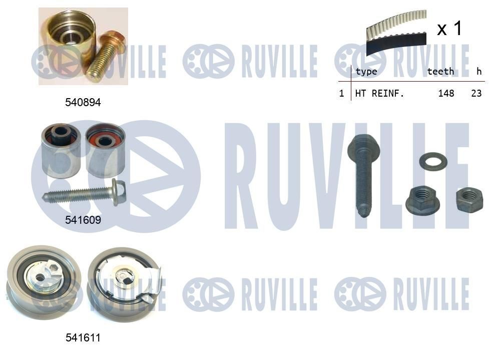 RUVILLE Veepump + hammasrihmakomplekt Artikli number: 56364711 soodsalt