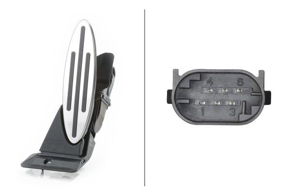HELLA Accelerator pedal position sensor Article number: 6PV 010 946-261 cheaply