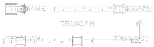 TRISCAN Warning Contact Set, brake pad wear Article number: 8115 10013 cheaply