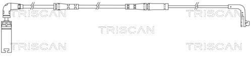 TRISCAN Warning Contact Set, brake pad wear Article number: 8115 11027 cheaply