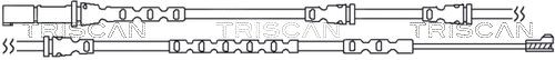 TRISCAN Warning Contact Set, brake pad wear Article number: 8115 11042 cheaply