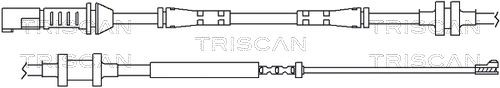 TRISCAN Warning Contact Set, brake pad wear Article number: 8115 11044 cheaply