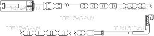 TRISCAN Warning Contact Set, brake pad wear Article number: 8115 11055 cheaply