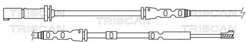 TRISCAN Warning Contact Set, brake pad wear Article number: 8115 11058 cheaply