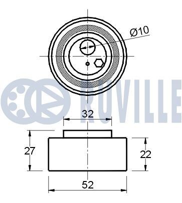 RUVILLE Rubber Buffer, suspension Article number: 835010 cheaply
