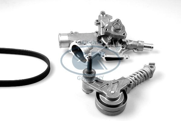 GK Water Pump + V-Ribbed Belt Kit Article number: K980748A cheaply