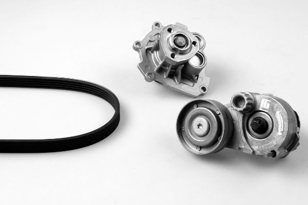 GK Water Pump + V-Ribbed Belt Kit Article number: K980768B cheaply