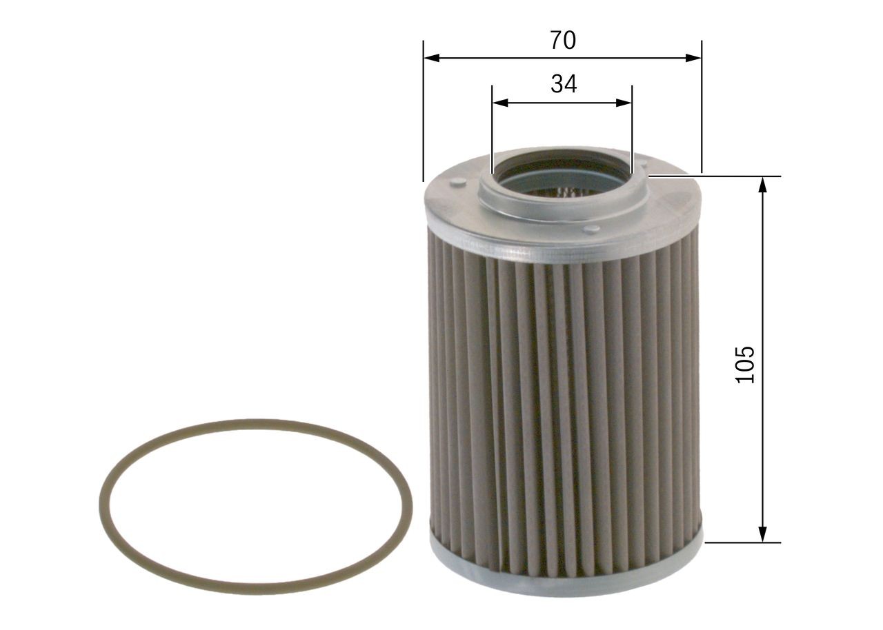 BOSCH Hydraulikfilter, automatisk gearkasse Varenummer: F 026 404 006 billige