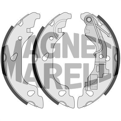 MAGNETI MARELLI Bremsbacke Artikelnummer: 360219192195 günstig