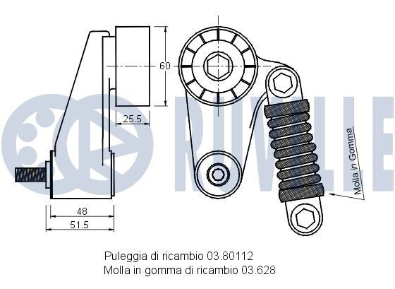 RUVILLE Timing chain kit Article number: 3455032S cheaply