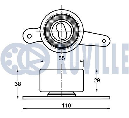 RUVILLE Rubber Buffer, suspension Article number: 835001 cheaply