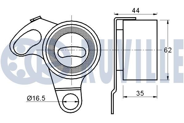 RUVILLE Butée élastique, suspension UGS: 835205 à bon prix
