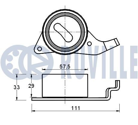 RUVILLE Rubber Buffer, suspension Article number: 835325 cheaply
