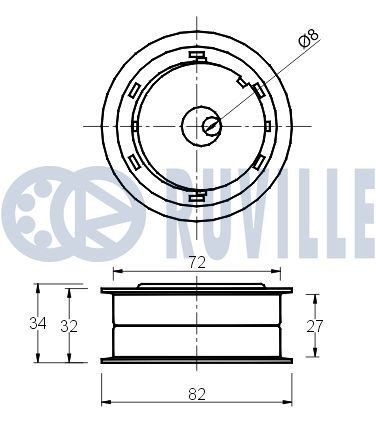 RUVILLE Rubber Buffer, suspension Article number: 835400 cheaply