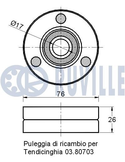 RUVILLE Valdymo vožtuvas, skirstomojo veleno reguliatorius prekės numeris: 205803 nebrangu