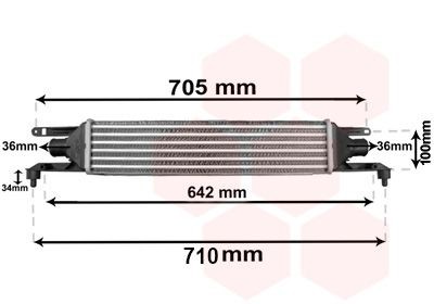 VAN WEZEL Intercooler număr articol: 17004320 ieftin