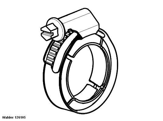 WAHLER Clamping Clip Article number: 126105 cheaply