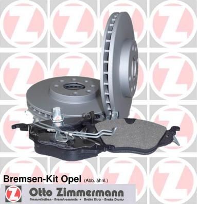 ZIMMERMANN Bremžu komplekts, Disku bremzes raksta numurs: 640.4208.00 lēti