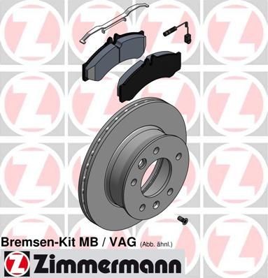 ZIMMERMANN Brake discs and pads set Article number: 640.4302.00 cheaply