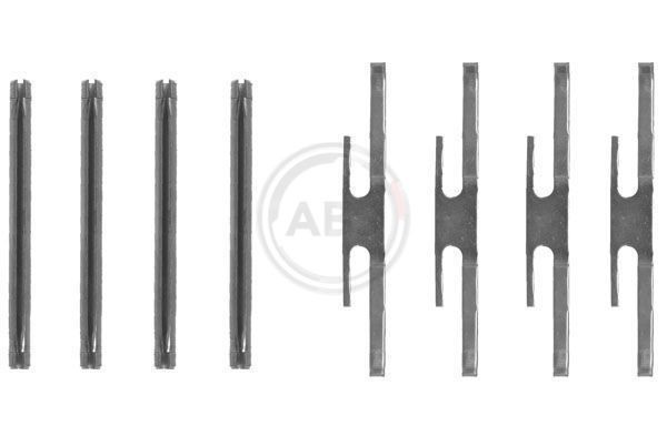 A.B.S. 1065Q Set accesorii, placute frana CORSA 1.3 i (F08, M08, F68, M68) 60 CP benzina 1993