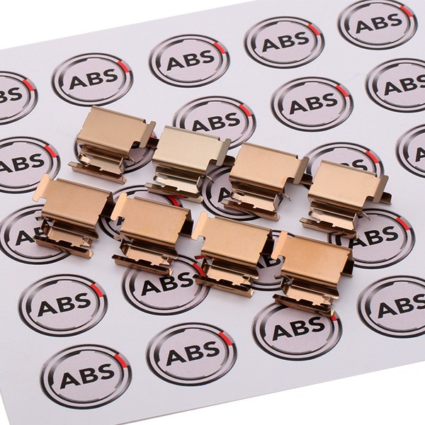 A.B.S. 1218Q Kit de acessórios, pastilhas de travão 307 2.0 HDI 107 CV Diesel 2009