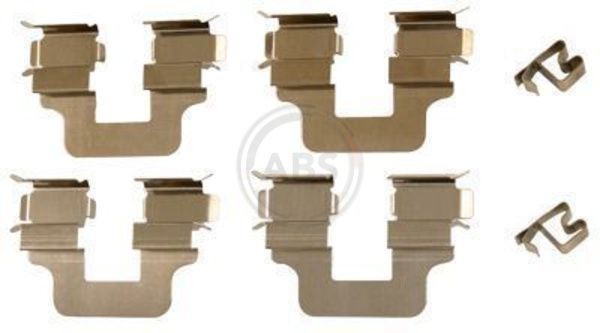 A.B.S. 1245Q Accessory Kit, disc brake pads Convertible Cooper S 174 PS Petrol 2015