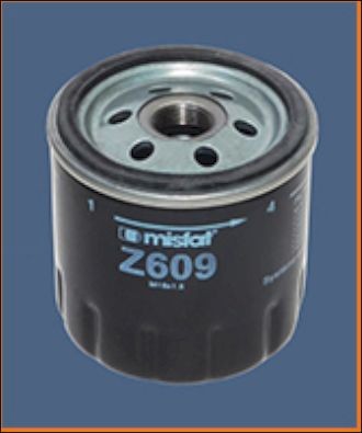 MISFAT Oil filter Article number: Z609 cheaply