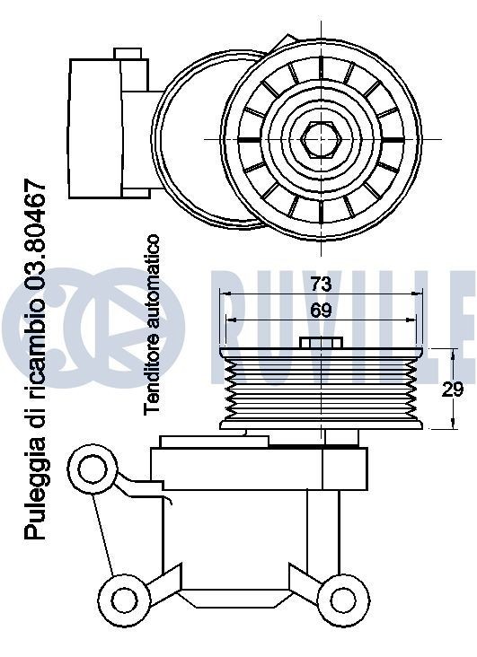 RUVILLE Ball Joint Article number: 915751 cheaply