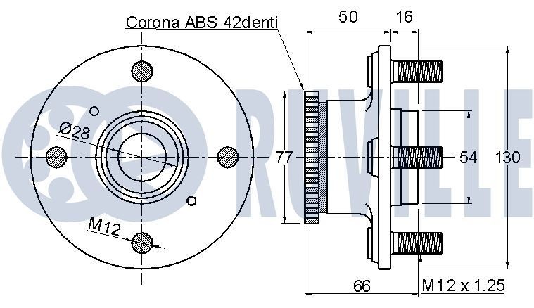 RUVILLE Axle bush Article number: 985042 cheaply