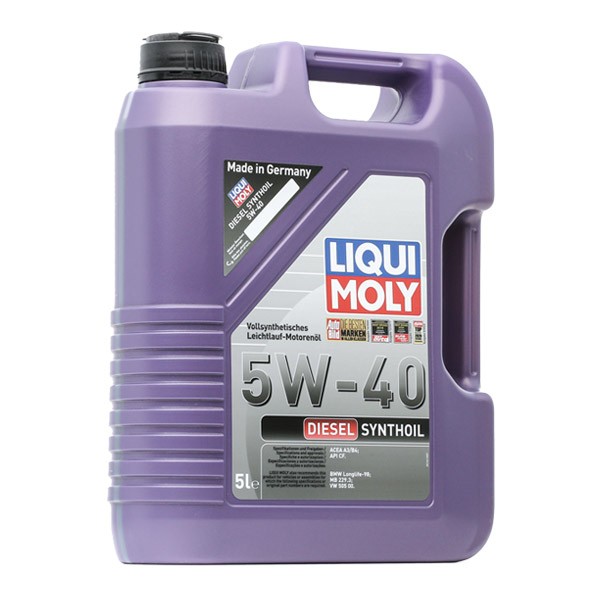 LIQUI MOLY Λάδι κινητήρα Diesel, Synthoil αριθμός Άρθρου: 1341 φθηνότερα