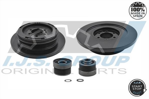 IJS GROUP Belt Pulley Set, crankshaft Article number: 17-1015KIT cheaply