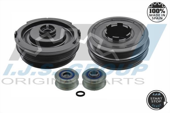 IJS GROUP Belt Pulley Set, crankshaft Article number: 17-1028KIT cheaply